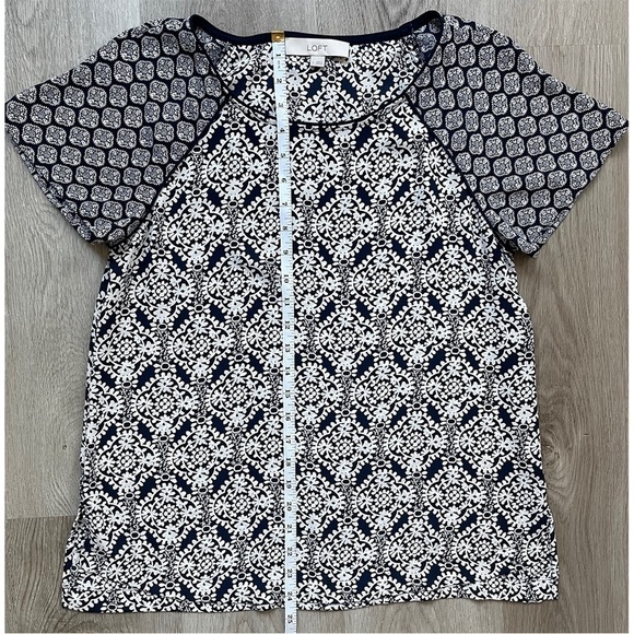 Ann Taylor LOFT Damask Fluid Tee - Picture 11 of 11